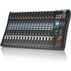 XTUGA Mixer audio a 16 canali, console di mixaggio, interfaccia audio PC USB Bluetooth con effetto digitale Phantom 48 V per DJ registrazione live studio karaoke (CT160)