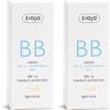 Ziaja Bb Cream Pieles Grasas y Mixtas Spf15 Tono Claro 50 ml (Confezione da 2)