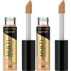 Max Factor Facefinity Multi-Perfector Correttore, correttore all-in-one, nasconde le imperfezioni, vegano, copertura personalizzabile, 6 tonalità, 3C, 11 ml (Confezione da 2)