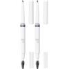 e.l.f. Instant Lift Waterproof Brow Pencil, matita per sopracciglia a lunga tenuta, per modellare e definire le sopracciglia, prodotto vegano e non testato sugli animali, Grey (Confezione da 2)