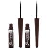 Rimmel London Rimmel Eyeliner Donna, Marrone (Brown Velvet (002)), 3.5 ml (Confezione da 2)
