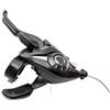 Generico Compatibile con la Leva del Freno del Cambio MTB 3x7 21S con Cavi Parti di Trasmissione for Ciclismo da Trekking(8 Black)
