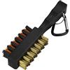 Kfwfuaee Golf Club Spazzola Rod Putter Portatile Manico Corto Doppio Lato Pulitore Spazzole di Pulizia per Club Spazzola Pulitore