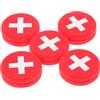 Operitacx Smorzatore per Racchetta da Tennis in Silicone con Motivo Bandiera, Set da 5 Unitá Anti-Scosse per Comfort e Riduzione Urti, Accessori Tennis per attività Amatoriale