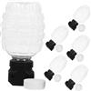 Toyvian 6 Pezzi Bottiglia per Gel Palline con Adattatore Accessorio per Lanciatore Gel Palline da Compatibile con Lanciapalle Materiale Resistente e Design Ergonomico
