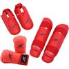 Yunmeryker Karate Set Guanti Paratibia Parapiedi Protezione Eva Durevole Adatto per Allenamento MMA Taekwondo Palestra Esibizioni Regalo, m