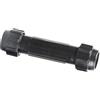 CHILDWEET Connettore per Remi in Lega di Alluminio Nero da 28mm, Resistente alla Ruggine, Manicotto e Tappi Filettati, Accessorio per Kayak e Barche da Diporto