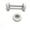 Risveglio 2PCS 33mm Attrezzatura Fitness Ruote Rullo di Plastica con 608Z Cuscinetto Vogatore