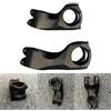 ReachMall Attacco manubrio 31,8 mm 60/80 mm -17 gradi per forcella 28,6 mm in lega di alluminio MTB bici da strada parte di ricambio colore nero
