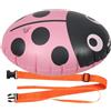 YARNOW Boa da Nuoto Galleggiante in PVC Rosa per Acque Libere Funzione di Sicurezza e Design Portatile per Nuoto in Acque Aperte