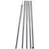 GSXLZ Pali per Vele Ombreggianti Pali for Tende telescopici da 2 m Set di 2 Pali Pieghevoli da Campeggio da Trekking Regolabili Leggeri for Escursioni a baldacchino(Black L 60cm)
