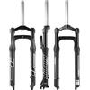 BSFHQS 20 26 Pollici Forcella Ammortizzata per Bici di Montagna 4.0 Pneumatici Fat Bike Forcella Meccanica 100/110mm Corsa Forcella Anteriore 1-1/8'' QR 9mm per Snow Beach(20)