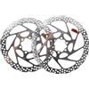 Generico Compatibile for rotore Freno Shimano DEORE SM-RT56 160MM/180MM rotori Freno a Disco Idraulici a 6 bulloni for Parti di Mountain Bike con Cuscinetti in Resina,Componenti(RT56-160 180 2PCS)