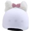 Yunmeryker Copricasco da Lavorato a Maglia, Copricasco Decorativo, Design a Cartoni Animati, Funzionale, Adatto agli Adulti, sulla Neve E Tempo Libe, Rosa Chiaro