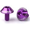 Tidevib 2 Pz M5x12mm Bottle Cage Viti 7075 Lega di Alluminio per Bici Porta Bottiglia D'acqua Bulloni Strada di Montagna per Bicicletta per Rosso