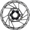 Generico Compatibile con Il rotore del Freno a Disco ZRACE Center Lock - Design flottante, 140/160/180MM for MTB e Bici da Strada,Componenti(203mm 1pcs)