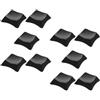 DOITOOL 10 Pezzi Supporto da Riporre in e Calcio per da Palloni Plastica Basket Nero, Facile Decorativa Casa e Esposizione di Palloni Sportivi