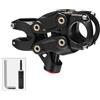 ReachMall Attacco manubrio per bicicletta, ammortizzatore a 5 maglie, regolabile, per mountain bike, downhill, controllo fluido su terreni accidentati