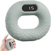 Generic Gripper ad Anello per la Mano - Eserciziatore Di Presa Dita In Silicone,Gripper con Contatore per Mano,Destinato agli Anziani Giocatori Pugili Scalatori