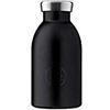 24Bottles Clima Bottle - Borraccia Termica 330 ml, Borraccia Acciaio Inox, Bottiglia Termica 100% Ermetica (24h Cold 12h Hot), Design Italiano, Borracce Termiche, Water Bottle Tuxedo Black
