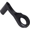 RUNROTOO Supporto Estensore Manubrio Bicicletta 31.8 in PC TPU Nero, Facile da Montare e Resistente, per Bici da Strada e Mountain Bike