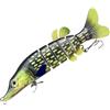 Generico Esca Artificiale Da Pesca - Artificiali Segmentati A Lento Affondamento Con Ami,Swimbaits da Pesca - per Fiume Lago Riva Mare Spiaggia Scogliera Outdoor