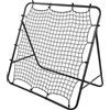 Eminchu 120x120cm Rete di Rimbalzo Calcio in Acciaio per Giocatori di Calcio Allenamenti Pratiche Migliora Abilità Passaggio Tiro Controllo Palla Pieghevole Facile da Trasportare