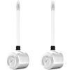 ReachMall Camera d'aria ultraleggera per bici da strada in tpu 700C 23C-32C valvola fluorescente per ruote da 28 pollici con compatibilità con cerchio e freno a disco