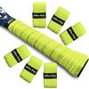 Alien Pros Nastro Adesivo per Racchetta da Tennis (6 impugnature) - Avvolgi la Racchetta per Alte Prestazioni (6 impugnature, Giallo Neon)