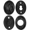 Generic Fibbia per Tuta da Surf Divisa per Immersione, Connessione Rapida, per un Rapido Montaggio di Mute, Confezione da 4 ABS Leggero