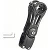 ENGWE MTB Attacco Manubrio per Bici da 31,8 mm Regolabile ± 80 Gradi, 90/110/130/145 mm, Rialzo per Manubrio di Mountain Bike, Bici da Strada, MTB, BMX, Ciclismo (31,8 x 130 mm)