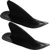 MUSISALY 2 Pinna a Forma di Squalo per Barca Gonfiabile in PVC Nero Deviazione Acqua Rimovibile per Tavola da Surf e SUP, Aumenta Stabilità e Direzione