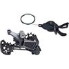 Generico Compatibile for Shimano DEORE M6100 12S MTB Gruppo Cambio SGS Deragliatore Posteriore off-Road Parti di Ciclismo
