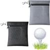 Aphumedc Borsa portatile per palline da golf, 2 pezzi, per accessori da golf, sport all'aria aperta