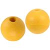OFFIGAM 2 Pezzi Galleggiante da PVC Giallo Galleggiabilità Stabile e Leggero per Operazioni in Acque Dolci e Pesca a Strascico in Mare Profondo