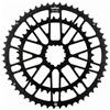 Milageto Corona Montaggio Diretto a 3 Bulloni Multi-Speed Corona Integrata da Strada Struttura Aperta Parte Trasmissione, 53T/39T