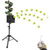 Generic Macchina Automatica per Palline da Tennis, Lanciatore Palline Tennis con Telecomando, Lanciatore Palline Tennis, può Contenere 33 Palline, Altezza e Angolazione Regolabili, per Allenamento Pratico