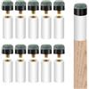 Jnchdghwa Kit di Sostituzione Punta per Stecche da Biliardo - 20 Set con Ferrule per Stecche da Biliardo, Punte Avvitabili per Stecche da Biliardo (12mm)
