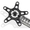 ReachMall Adattatore per guarnitura corona 110BCD 130BCD per montaggio diretto, lega di alluminio CNC leggera, adatta a configurazione singola o doppia corona