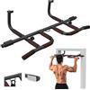 HANDSONIC Barra per trazioni, telaio della porta con maniglie antiscivolo, con tiranti supplementari, asta per porta per 65 - 95 cm di larghezza, telaio della porta con apertura fino a 200 kg