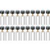 Jnchdghwa Kit di Punte di Ricambio per Stecche da Biliardo 20 Pezzi Avvitabili, Ferrule Bianche per Stecche da Snooker e Biliardo (12/13mm)