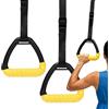Generico Anelli per Barra da Trazioni - Fitness e Allenamento di,Attrezzatura da Ginnastica con Anelli - per Uomini, Donne, Adulti, per l'Allenamento a Casa, all'Aperto, in Garage, al e a Scuola
