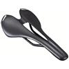 AKDJGFP Sedile Bici Sella for bicicletta in carbonio, cuscino for sella ultraleggero in fibra di carbonio for bici da strada, selle for bici, componenti for bici(Matte Black)