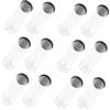 Toyvian 12 Pezzi Contenitore Compatto Tennis Palline in Trasparente da per Pvc Resistente Design per Sport