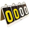 Generico Tabellone segnapunti della pallavolo | Flipper Porta Carte numeriche - Espositore Numeri - per Baseball Softball Calcio Pallacanestro Pallavolo Palestra Torneo Competizione all'aperto
