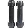 Lurrose Connettore Paddle in Plastica e Alluminio Nero 28mm per Kayak e Barche, Facile da Montare e Resistente alla Ruggine, Accessorio per Remi