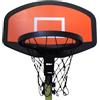 Generic Canestro da basket per trampolino, supporto da basket per interni, per bambini, resistente, diametro 27,9 cm, supporto da basket per interni ed esterni, supporto per la casa, per giochi di trampolino