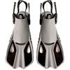 Linnkyfloa Pinne regolabili per snorkeling vestibilità comoda e riduzione dell'affaticamento durante lunghe immersioni e esercizi di nuoto (XS cenere)