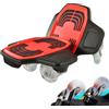 Generic Split Skateboard - Tavola da skate portatile, leggera tavola da pattinaggio freestyle, ruote in poliuretano ad alto rimbalzo, piastre resistenti per adolescenti, adulti, bambini, principianti, sport