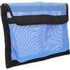 Healeved Organizer Adesivo per Barca Rete in Tessuto Blu, Borsa Portaoggetti Portatile e Riutilizzabile Senza Residui, per Escursioni Marine e Kayak